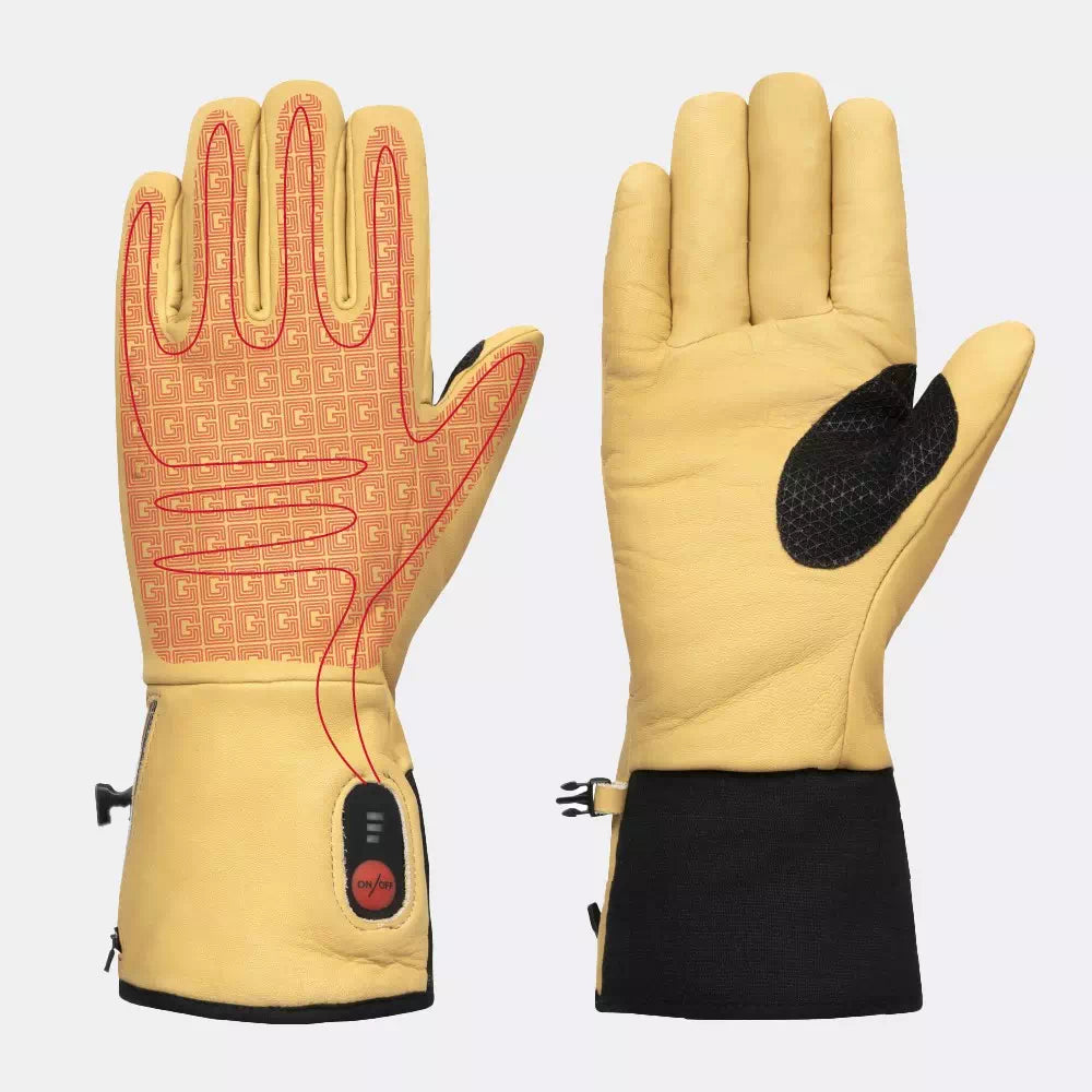 Heated work gloves