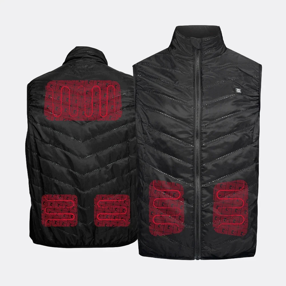 Sleeveless heated jacket - Eco-designed