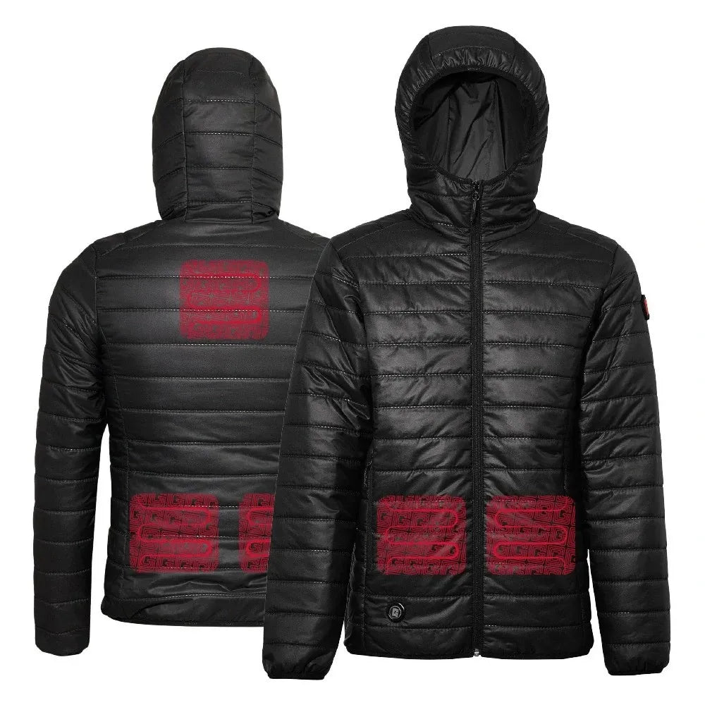Men's Extra-Warm Down Jacket with eco-designed battery